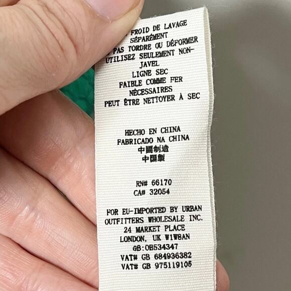 Free People Women Wherever You Go Mini Dress 0 Green Sleeveless Cut Outs Lace - Picture 13 of 13